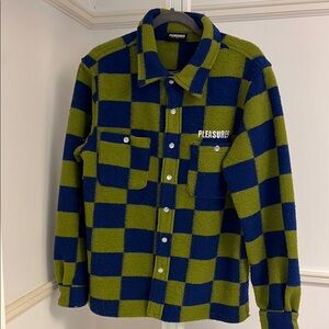 Blue and Green Checkered Shirt